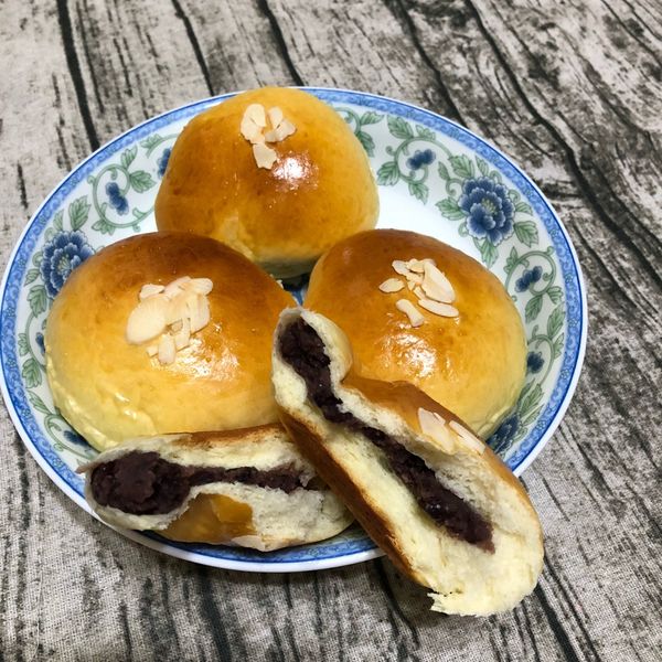 紅豆麵包【麥典實作工坊麵包專用粉】 : YouJu Wang一起做