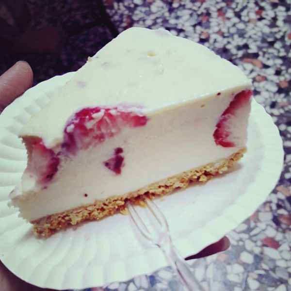 S廚房🍽草莓乳酪蛋糕（免烤箱）：林佩雯 一起做