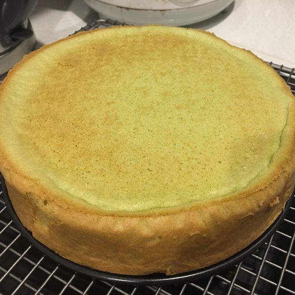 香蘭戚風蛋糕(綠蛋糕) : 愛家滴嘉嘉一起做