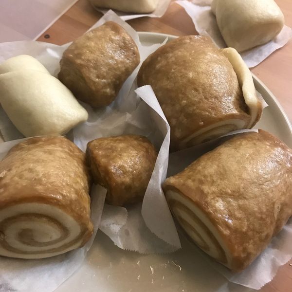 黑糖雙色饅頭：Lisa Wang 一起做