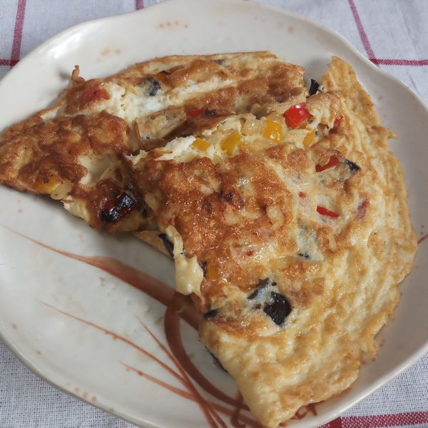 彩椒烘蛋 : 吳艿婷一起做