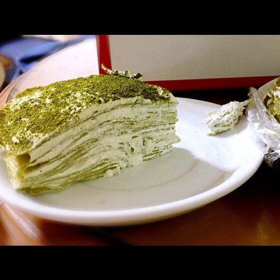 好像很厲害的抹茶千層蛋糕❤ : Pinky Hsiao一起做