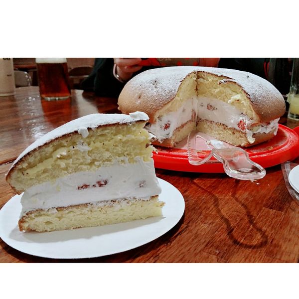 草莓波士頓派:Shu 一起做