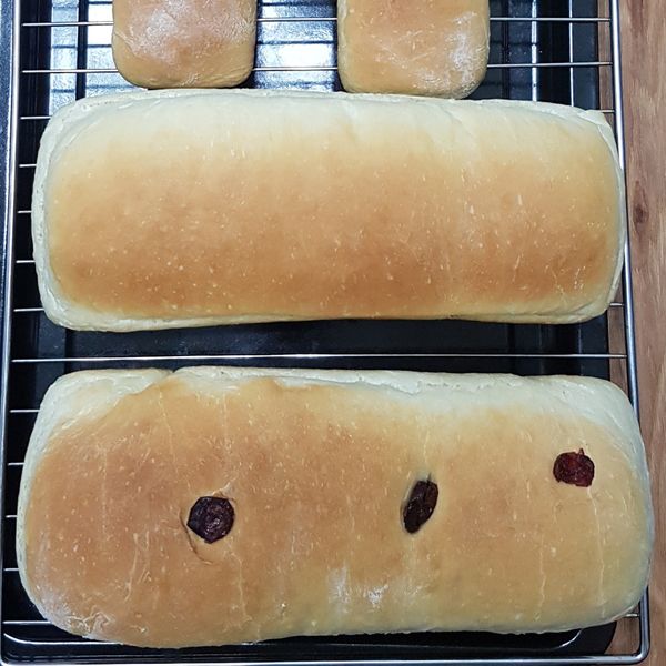 吳寶春師傅金牌牛奶吐司配方（12兩） : Angeles Huang一起做