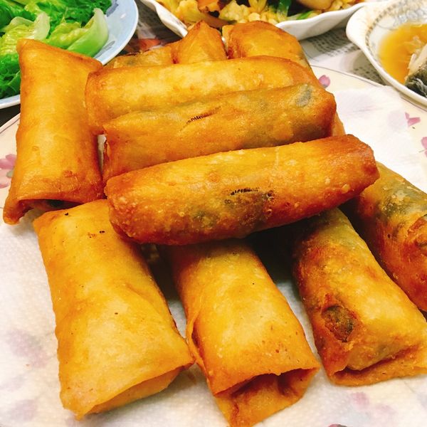 香脆炸春捲 : 木木小農的噪咖一起做