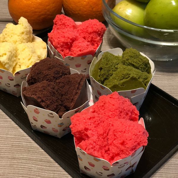 鬆餅粉做發糕 : Connie一起做