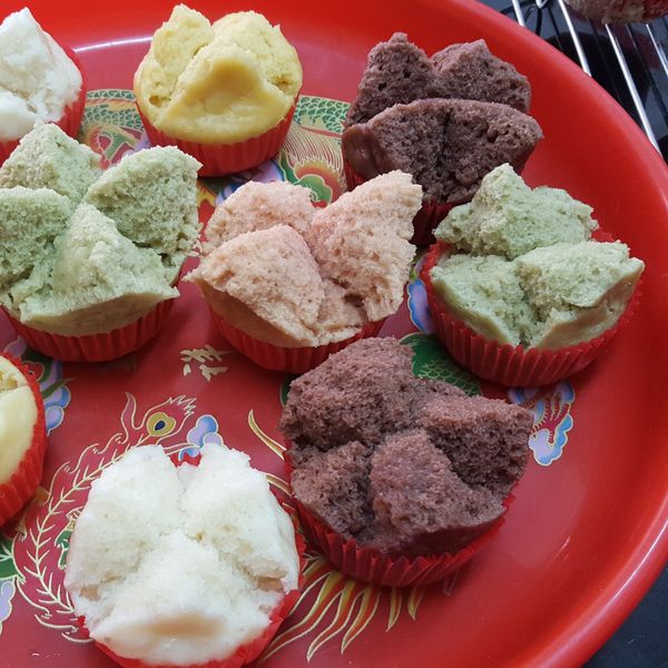 鬆餅粉做發糕 : 杜迪麻麻的廚房一起做