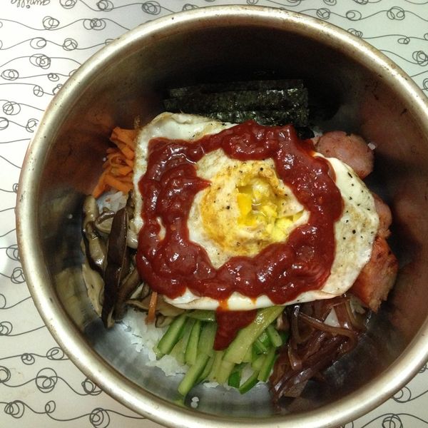 【愛妻飯盒】韓式拌飯 Bibimbap：nikkiecu 一起做
