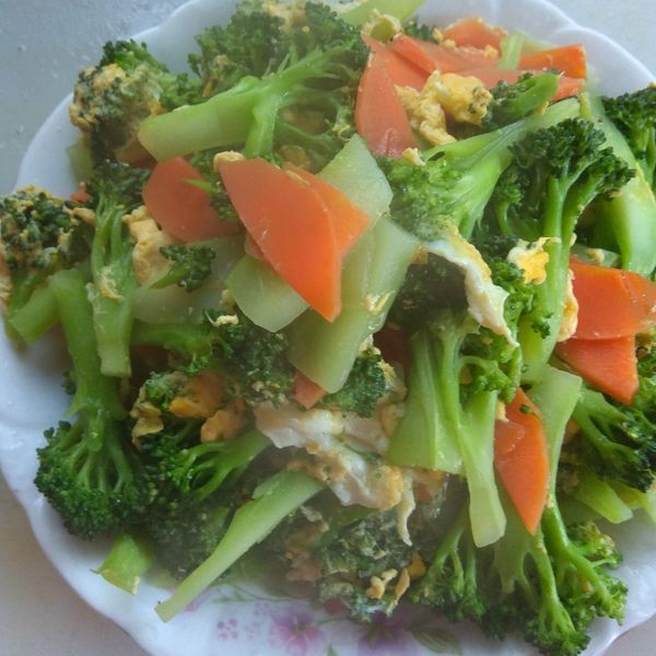 減脂料理-嫩蛋花椰菜 : Chih Ling Wang一起做