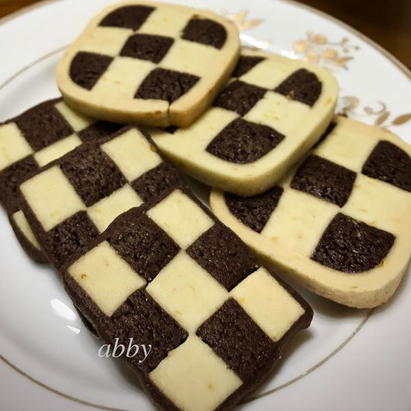 荷蘭方格餅乾(棋盤格子餅)：abby 一起做