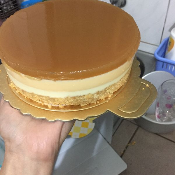 焦糖布丁乳酪蛋糕 6吋 : MiNi Chen一起做