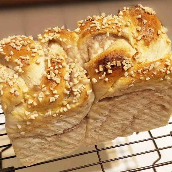 [Witi✿Kitchen]松子芋泥吐司 : 李宜芳一起做