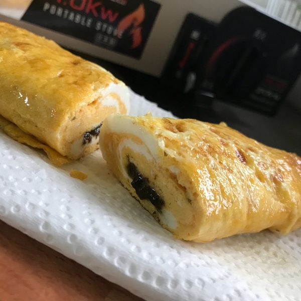 起士玉子燒(切達起士入口即化,超好吃):Ariel Huang 一起做