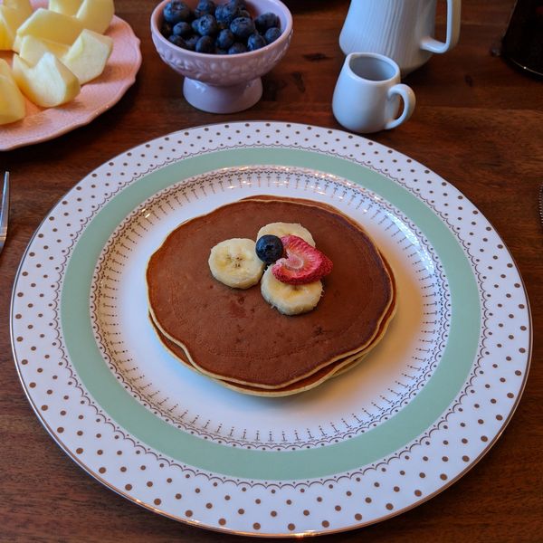 香蕉鬆餅：企鵝太太 一起做