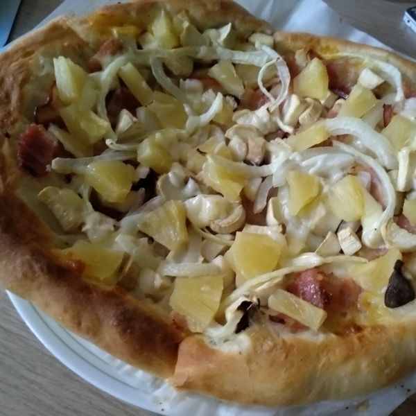 美式鬆厚Q披薩餅皮＆日式美乃滋口味 : 柚子一起做