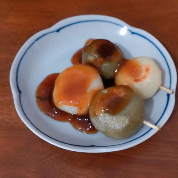 みたらし団子(日式醬油糰子) : dolphin一起做