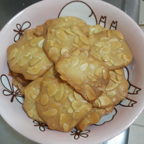 快速點心🔜杏仁瓦片餅乾 : 游鎧瑄一起做