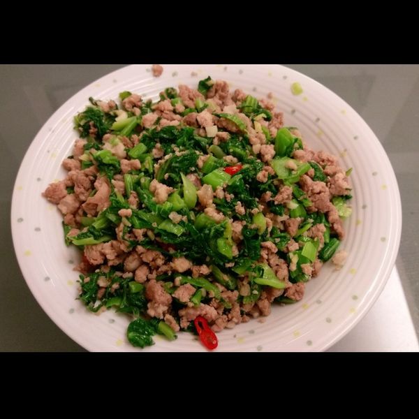 自製雪裡紅 : Sonia一起做