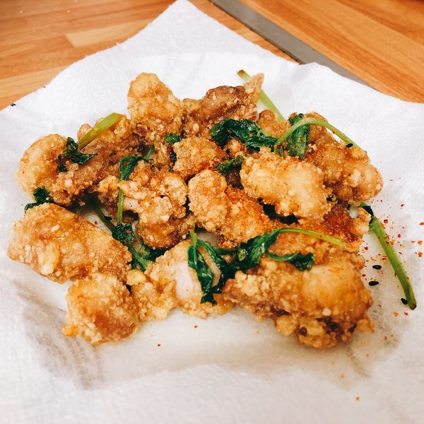 嘴饞了。鹹酥雞：Sunny Hsu 一起做