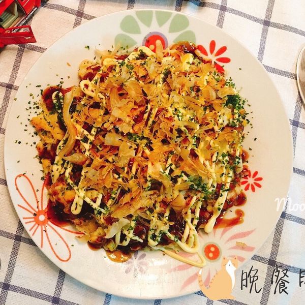 大阪燒 - お好み焼き : 劉小牛一起做