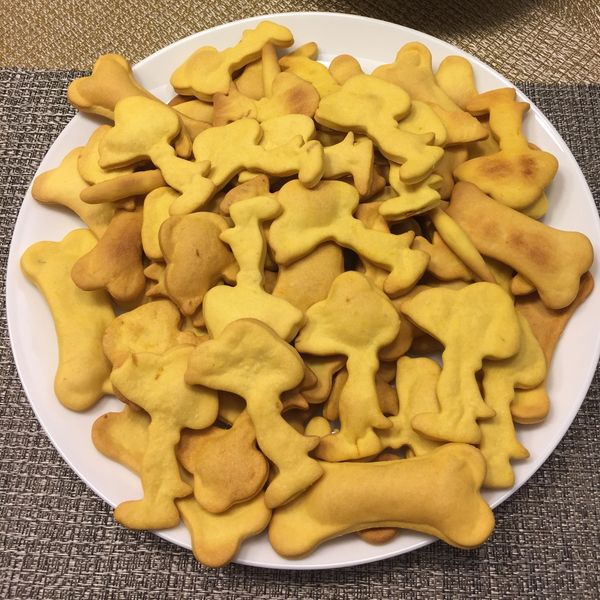 南瓜狗餅乾(犬配方)：webby 一起做