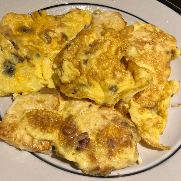 雞蛋豆腐蔥花蛋煎 : James Lee一起做