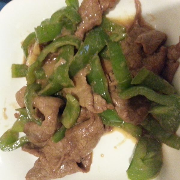 青椒牛肉：Clara Chen 一起做