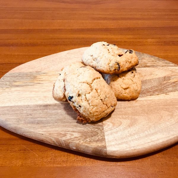 蔓越莓餅乾【鬆餅粉製作】：盧欣宜 一起做