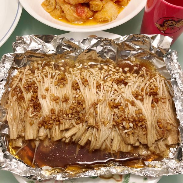 給新手超簡單「蒜醬奶油金針菇」✨ : Tracy Cho一起做