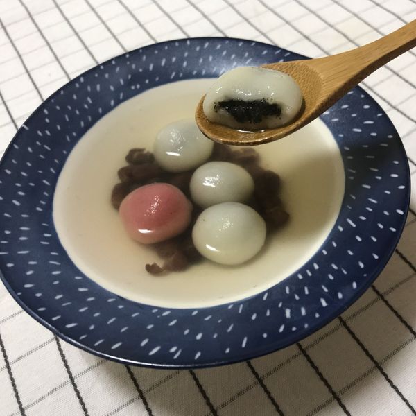 手工芝麻湯圓 : Kayla一起做