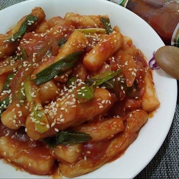 韓國泡菜炒年糕:豆豆 一起做