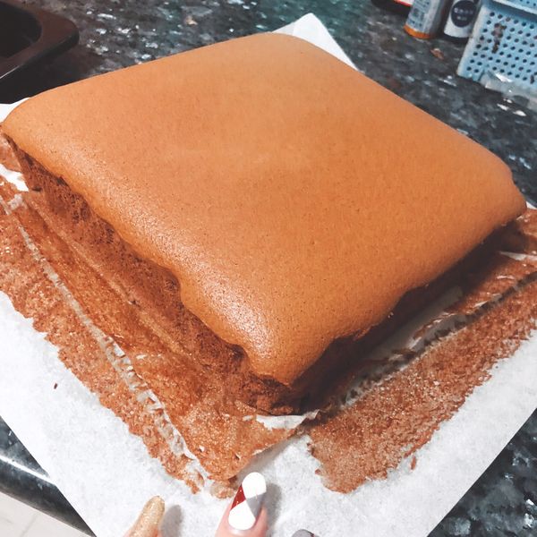 可可古早味蛋糕 : 程柔一起做