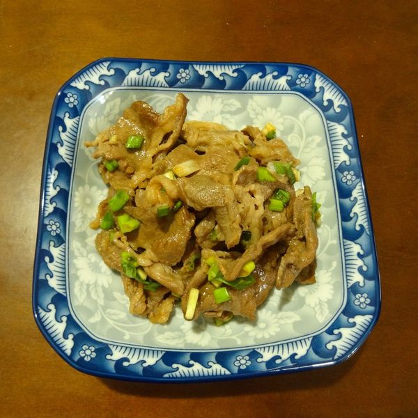 鹽蔥醬烤牛五花【美極鮮味露】 : 秋海一起做