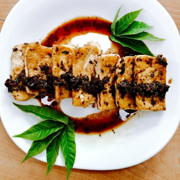 香椿煎豆腐 : Jeny Chen一起做