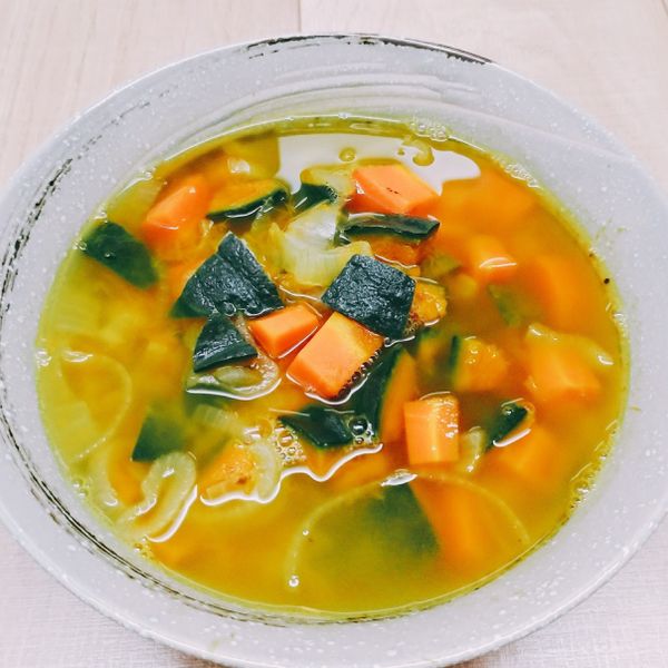 家常南瓜蔬菜湯 : Jeny Chen一起做