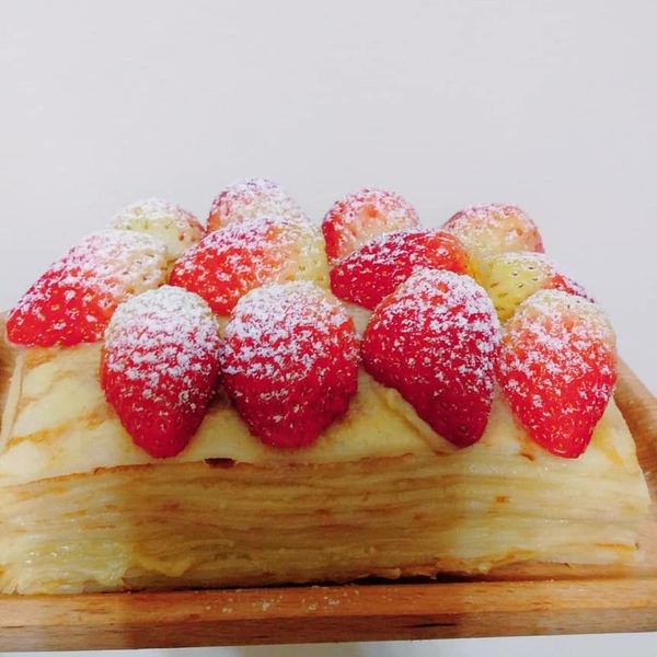 卡士達千層蛋糕 : Nina YU一起做