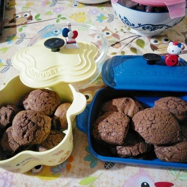 巧克力酥皮泡芙：Hui♥ 一起做