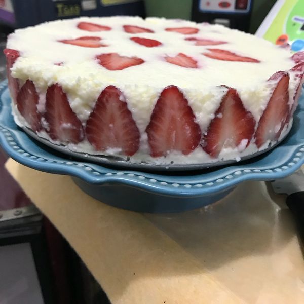 【免烤箱】特濃草莓生乳酪蛋糕 : Shih-Ching Lo一起做