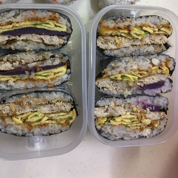 紅白親子免捏飯糰 : Fi Fi Wu一起做