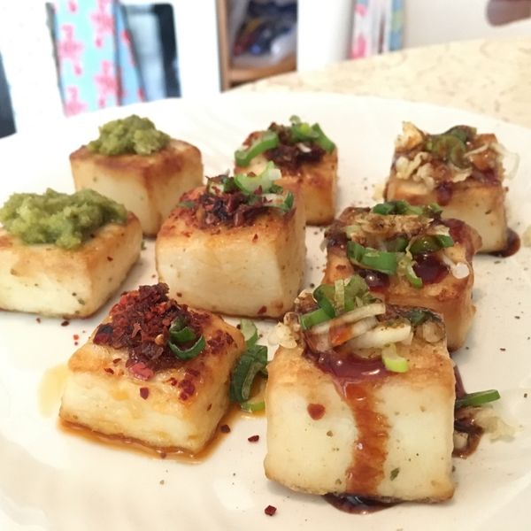 青醬烤豆腐：Shan 一起做