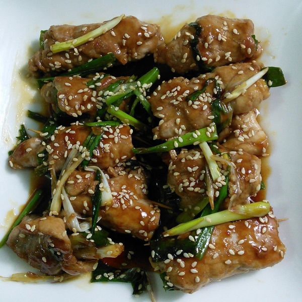 照燒蔥肉捲：Lily  Wu 一起做