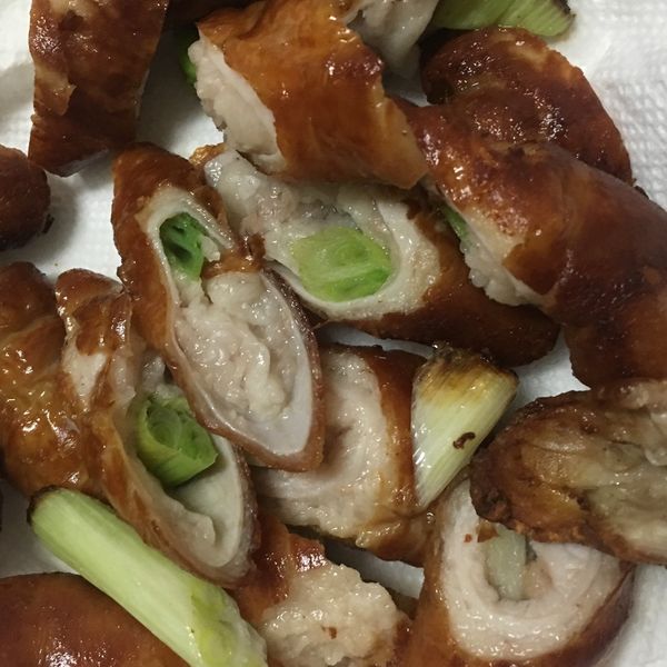 滷大腸和油炸肥腸：Mei 一起做