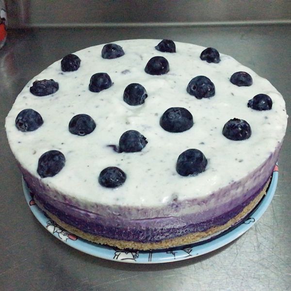 ［免烤箱］藍莓乳酪蛋糕：黃盈慈 一起做