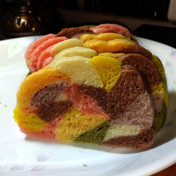 ♥憶柔蔬食♥純天然彩色饅頭~素食：燕居 一起做