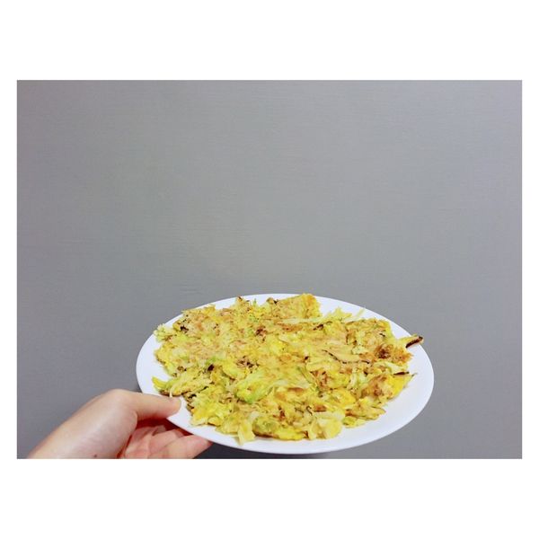 高麗菜煎餅輕鬆做 : wyy 一起做