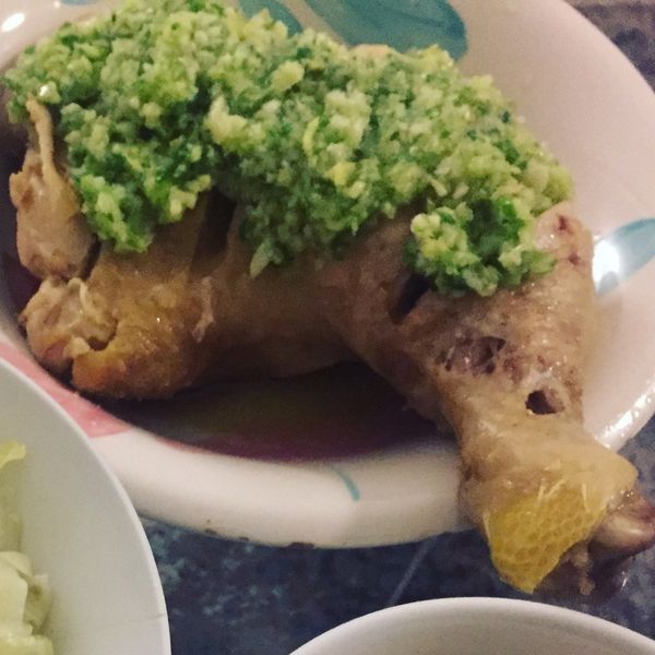 港式蔥油醬佐蒸雞腿 : Meng-Jen Lin一起做