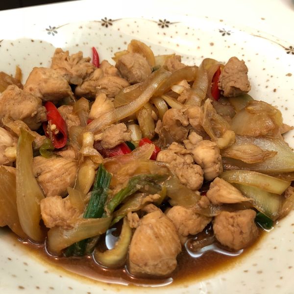 #10分鐘快速菜單—照燒蔥爆雞腿丁：曾懷好好先生 一起做