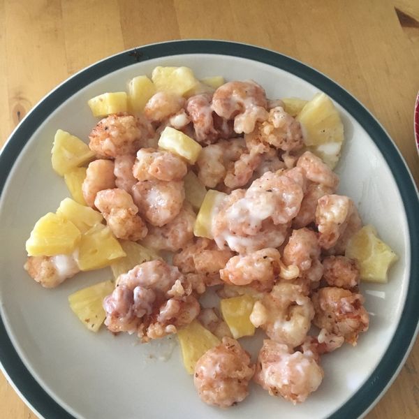 鳳梨蝦球 : S一起做