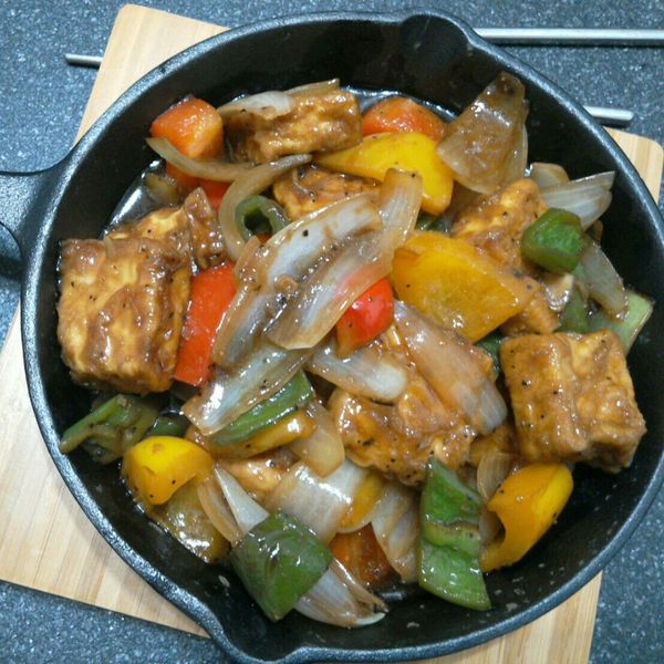 一鍋到底鐵板豆腐 : kiki一起做