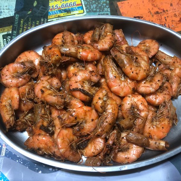 胡椒蝦 : 阿輝一起做